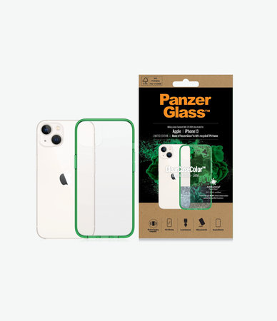 PanzerGlass - Pouzdro ClearCaseColor AB pro iPhone 13, lime