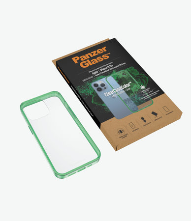 PanzerGlass - Pouzdro ClearCaseColor AB pro iPhone 13 Pro, lime
