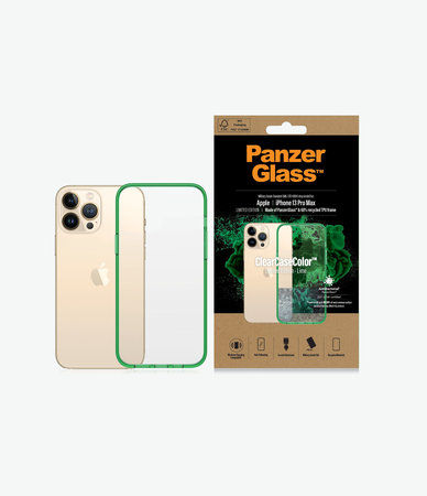PanzerGlass - Pouzdro ClearCaseColor AB pro iPhone 13 Pro Max, lime