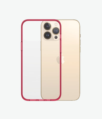 PanzerGlass - Pouzdro ClearCaseColor AB pro iPhone 13 Pro Max, strawberry