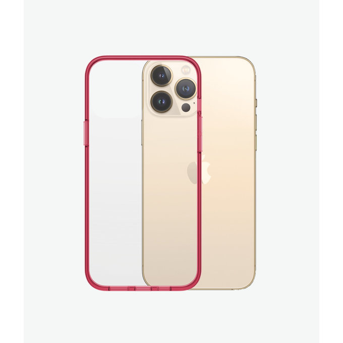 PanzerGlass - Pouzdro ClearCaseColor AB pro iPhone 13 Pro Max, strawberry