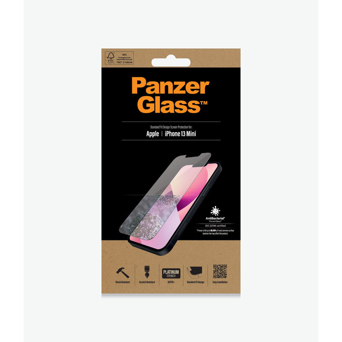 PanzerGlass - Tvrzené Sklo Standard Fit AB pro iPhone 13 mini, transparentná