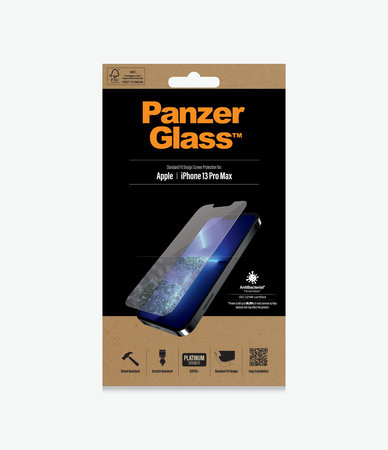 PanzerGlass - Tvrzené Sklo Standard Fit AB pro iPhone 13 Pro Max a 14 Plus, transparentná
