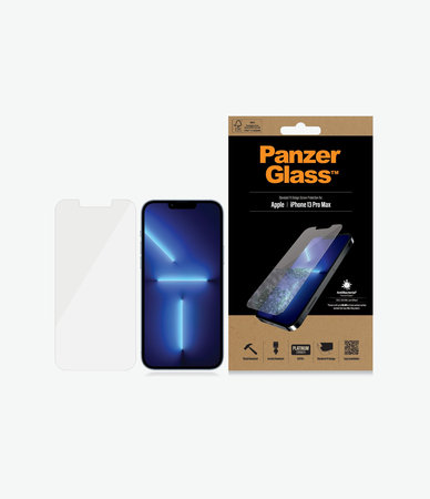PanzerGlass - Tvrzené Sklo Standard Fit AB pro iPhone 13 Pro Max a 14 Plus, transparentná