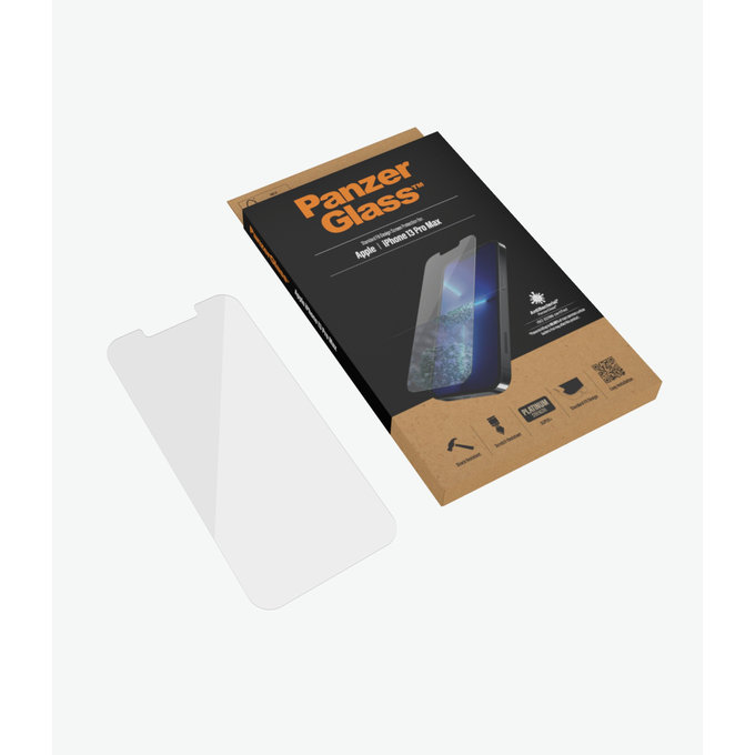 PanzerGlass - Tvrzené Sklo Standard Fit AB pro iPhone 13 Pro Max a 14 Plus, transparentná