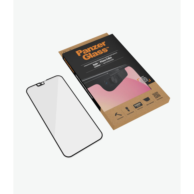 PanzerGlass - Tvrzené Sklo Case Friendly CamSlider AB pro iPhone 13 mini, černá