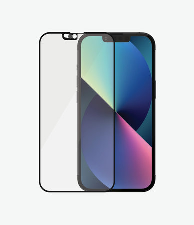 PanzerGlass - Tvrzené Sklo Case Friendly CamSlider AB pro iPhone 13, 13 Pro a 14, černá