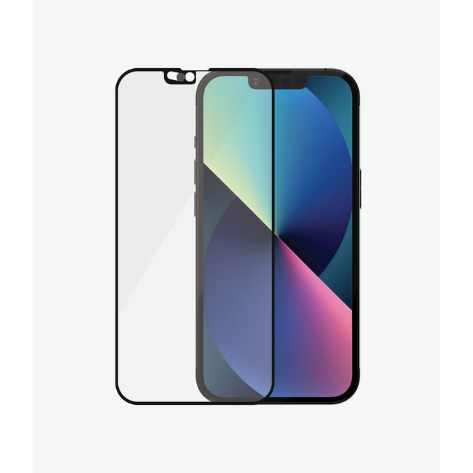 PanzerGlass - Tvrzené Sklo Case Friendly CamSlider AB pro iPhone 13, 13 Pro a 14, černá