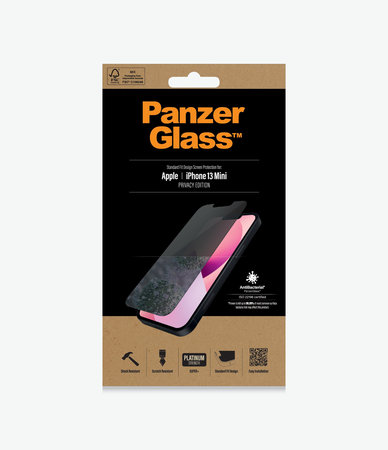 PanzerGlass - Tvrzené Sklo Standard Fit Privacy AB pro iPhone 13 mini, transparentná