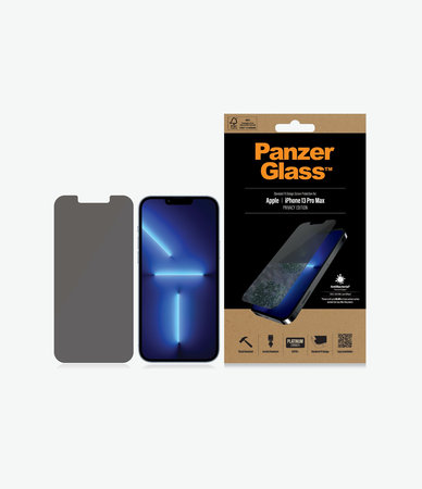 PanzerGlass - Tvrzené Sklo Standard Fit Privacy AB pro iPhone 13 Pro Max a 14 Plus, transparentná