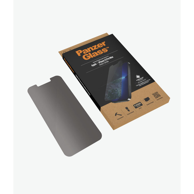 PanzerGlass - Tvrzené Sklo Standard Fit Privacy AB pro iPhone 13 Pro Max a 14 Plus, transparentná