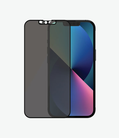PanzerGlass - Tvrzené Sklo Case Friendly Privacy CamSlider AB pro iPhone 13, 13 Pro a 14, černá
