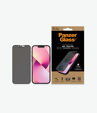 PanzerGlass - Tvrzené Sklo Case Friendly Privacy AB pro iPhone 13 mini, černá