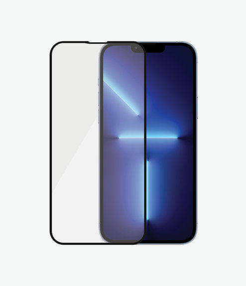 PanzerGlass - Tvrzené Sklo Case Friendly AB pro iPhone 13 Pro Max a 14 Plus, černá