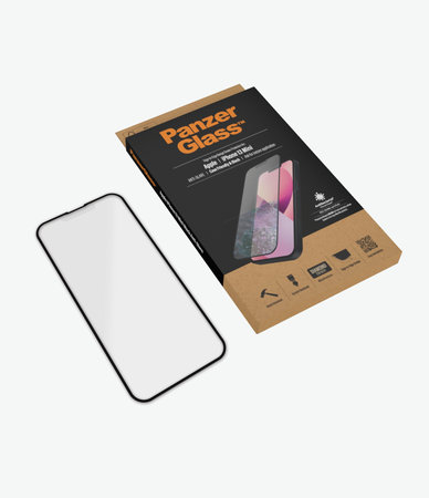 PanzerGlass - Tvrzené Sklo Case Friendly Anti-Glare AB pro iPhone 13 mini, black