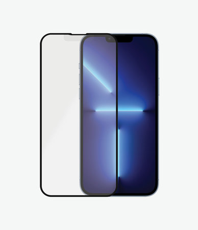 PanzerGlass - Tvrzené Sklo Case Friendly Anti-Glare AB pro iPhone 13 Pro Max a 14 Plus, černá