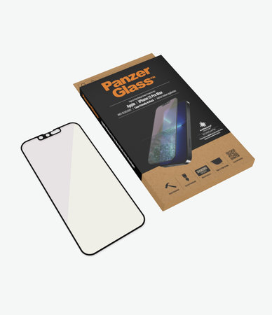 PanzerGlass - Tvrzené Sklo Case Friendly Anti-Bluelight AB pro iPhone 13 Pro Max a 14 Plus, černá