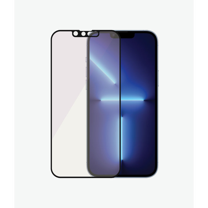 PanzerGlass - Tvrzené Sklo Case Friendly Anti-Bluelight AB pro iPhone 13 Pro Max a 14 Plus, černá