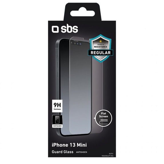 SBS - Tvrzené Sklo pro iPhone 13 mini, transparentí