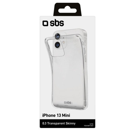 SBS - Pouzdro Skinny pro iPhone 13 mini, transparentí