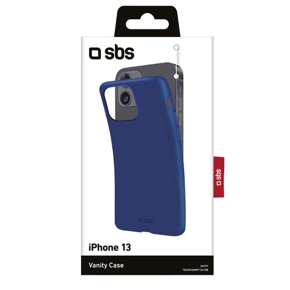 SBS - Pouzdro Vanity pro iPhone 13, modrá