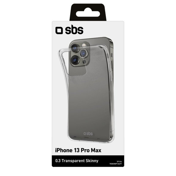SBS - Pouzdro Skinny pro iPhone 13 Pro Max, transparentí