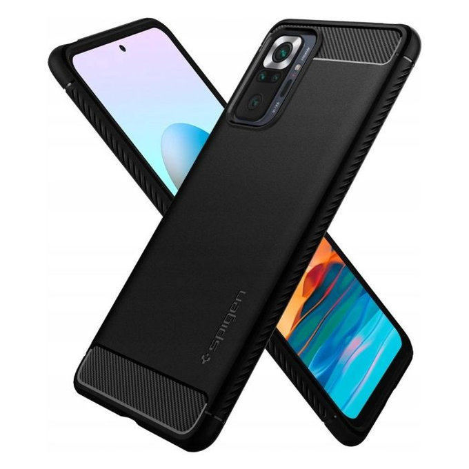 Spigen - Pouzdro Rugged Armor pro Xiaomi Redmi Note 10 Pro, černá