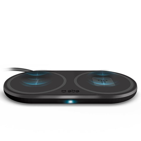 SBS - Duálna Bezdrátová Nabíječka, černá