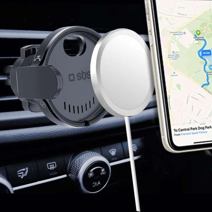 SBS - Držák do auta s MagSafe, černý