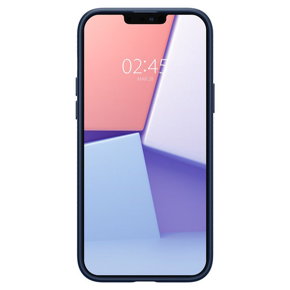 Spigen - Pouzdro Liquid Air pro iPhone 13 Pro Max, modrá