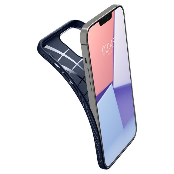 Spigen - Pouzdro Liquid Air pro iPhone 13 Pro Max, modrá