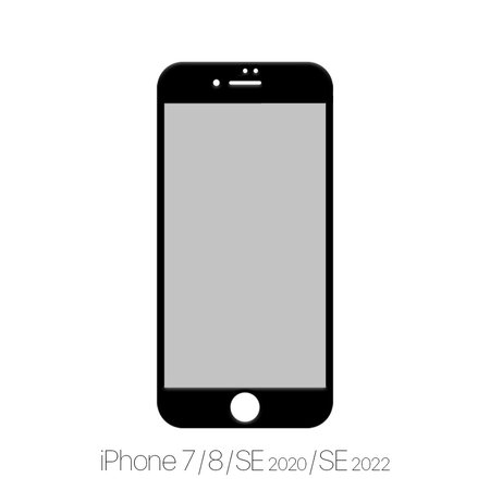 FixPremium Privacy Anti-Spy Glass - Tvrzené sklo pro iPhone 7, 8, SE 2020 a SE 2022