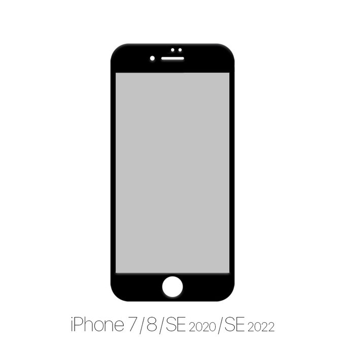 FixPremium Privacy Anti-Spy Glass - Tvrzené sklo pro iPhone 7, 8, SE 2020 a SE 2022