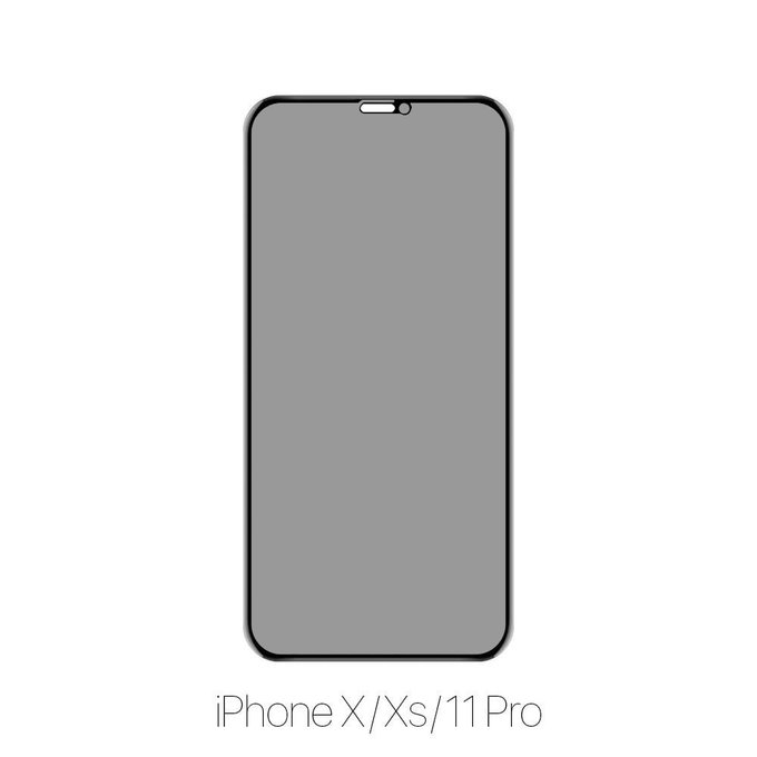 FixPremium Privacy Anti-Spy Glass - Tvrzené sklo pro iPhone X, Xs a 11 Pro