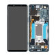 Sony Xperia 5 III - LCD Displej + Dotykové sklo + Rám (Green) - A5033716A Genuine Service Pack
