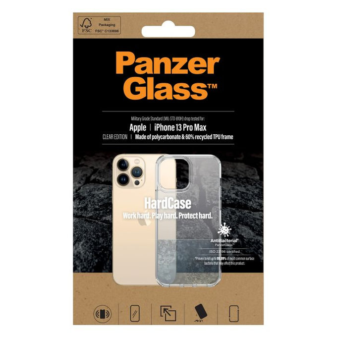 PanzerGlass - Pouzdro HardCase AB pro iPhone 13 Pro Max, transparentná