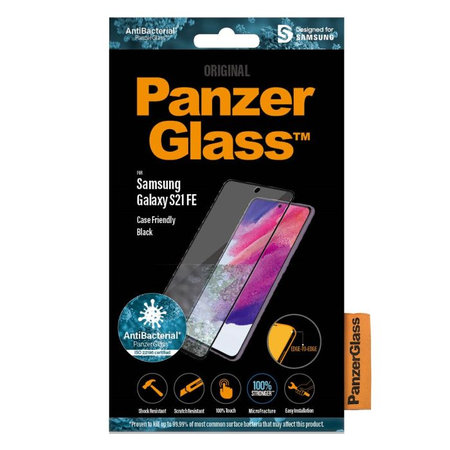 PanzerGlass - Tvrzené Sklo Case Friendly AB pro Samsung Galaxy S21 FE, černá