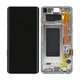 Samsung Galaxy S10 G973F - LCD Displej + Dotykové Sklo + Rám (Silver) - GH82-18850G, GH82-18835G Genuine Service Pack