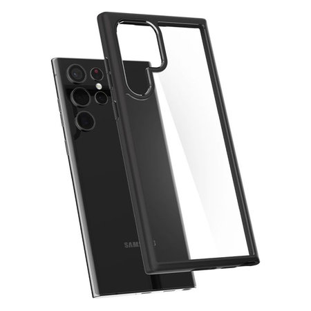 Spigen - Pouzdro Ultra Hybrid pro Samsung Galaxy S22 Ultra, matte black