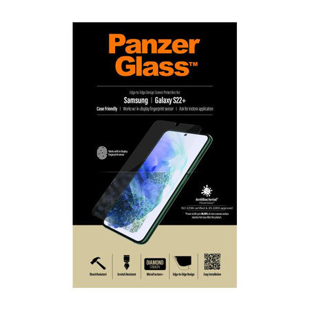 PanzerGlass - Tvrzené Sklo Case Friendly AB pro Samsung Galaxy S22+, transparentná