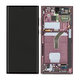Samsung Galaxy S22 Ultra S908B - LCD Displej + Dotykové Sklo + Rám (Burgundy) - GH82-27488B, GH82-27489B Genuine Service Pack