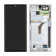Samsung Galaxy S22 Ultra S908B - LCD Displej + Dotykové Sklo + Rám (Phantom White) - GH82-27488C, GH82-27489C Genuine Service Pack