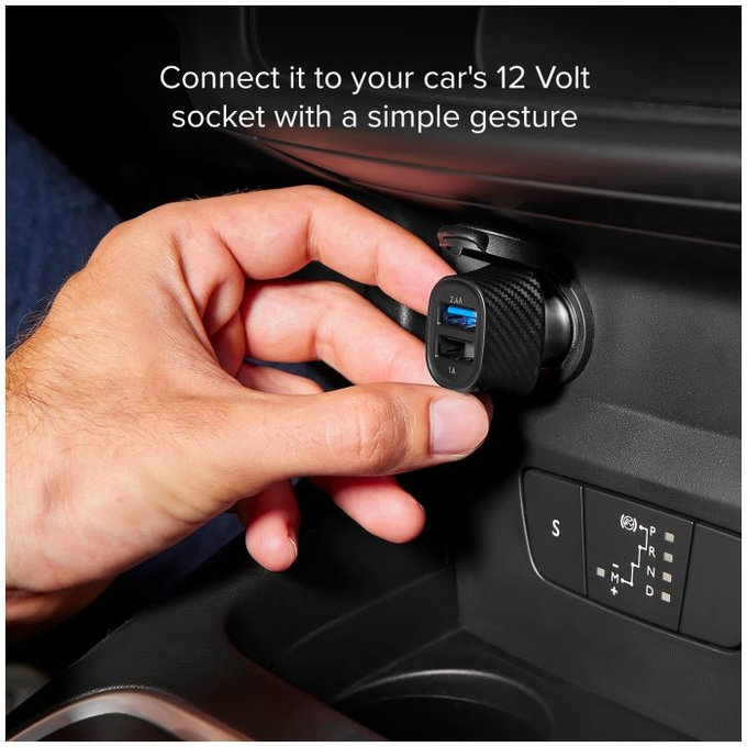 SBS - Autonabíječka USB, USB, černá