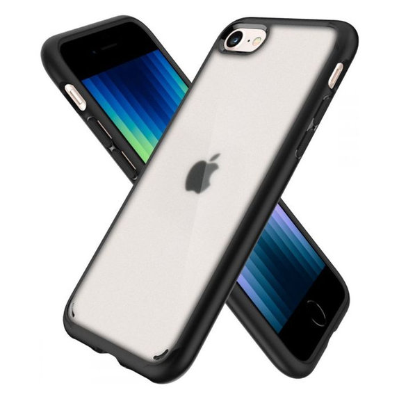 Spigen - Pouzdro Ultra Hybrid pro iPhone 7, 8, SE 2020 & SE 2022, Frost Black