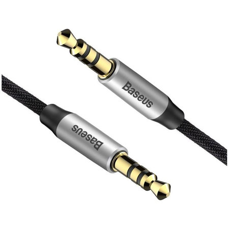 Baseus - Aux Kabel (1m), šedá/černá