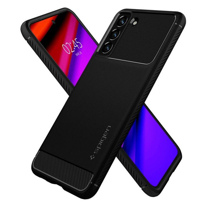 Spigen - Pouzdro Rugged Armor pro Samsung Galaxy S21 FE, matte black