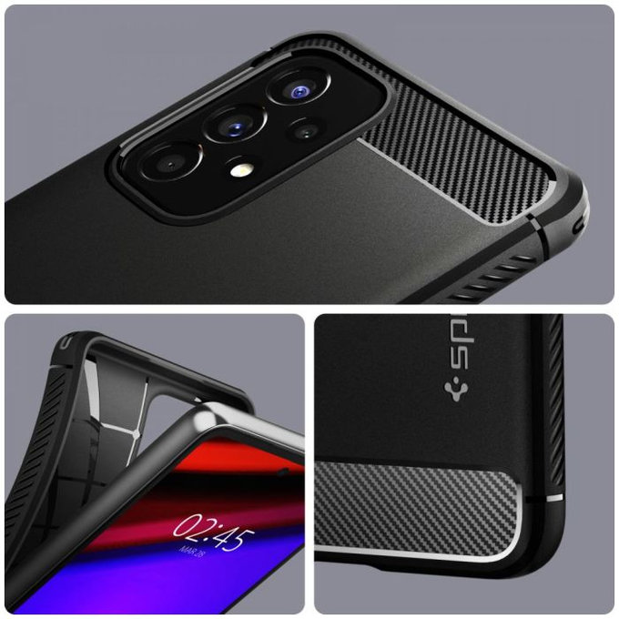 Spigen - Pouzdro Rugged Armor pro Samsung Galaxy A53 5G, matte black