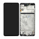 Samsung Galaxy M53 5G M536B - LCD Displej + Dotykové Sklo + Rám (Black) - GH82-28812A, GH82-28895A Genuine Service Pack