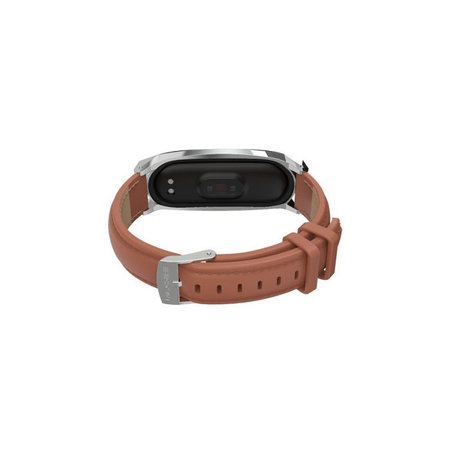 Tech-Protect - Řemínek Herms pro Xiaomi Mi Band 5, 6, 6 NFC, brown
