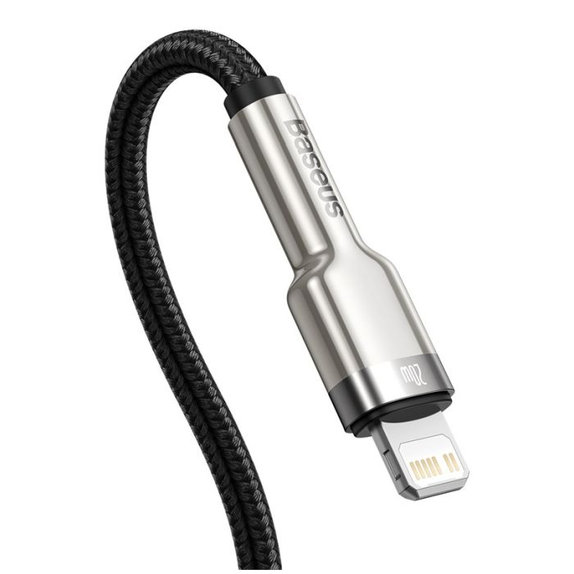 Baseus - Lightning / USB-C Kabel (2m), černá